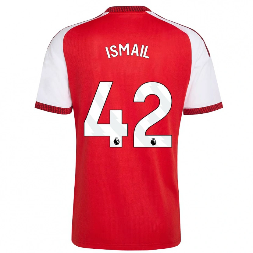 Danxen Hombre Camiseta Cam'ron Ismail #42 Rojo Blanco Negro 1ª Equipación 2026/27 La Camisa México