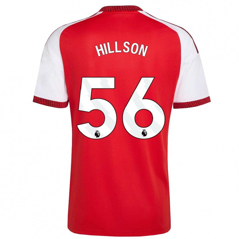 Danxen Hombre Camiseta James Hillson #56 Rojo Blanco Negro 1ª Equipación 2026/27 La Camisa México