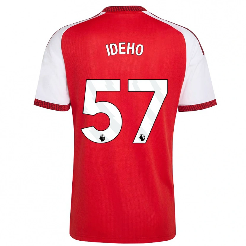 Danxen Hombre Camiseta Joel Ideho #57 Rojo Blanco Negro 1ª Equipación 2026/27 La Camisa México