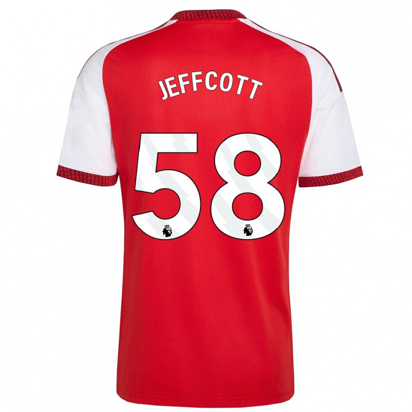 Danxen Hombre Camiseta Henry Jeffcott #58 Rojo Blanco Negro 1ª Equipación 2026/27 La Camisa México