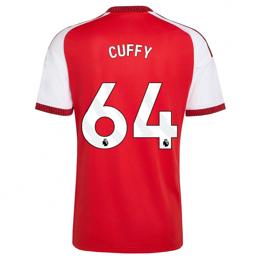 Danxen Hombre Camiseta Brooke Norton Cuffy #64 Rojo Blanco Negro 1ª Equipación 2026/27 La Camisa México