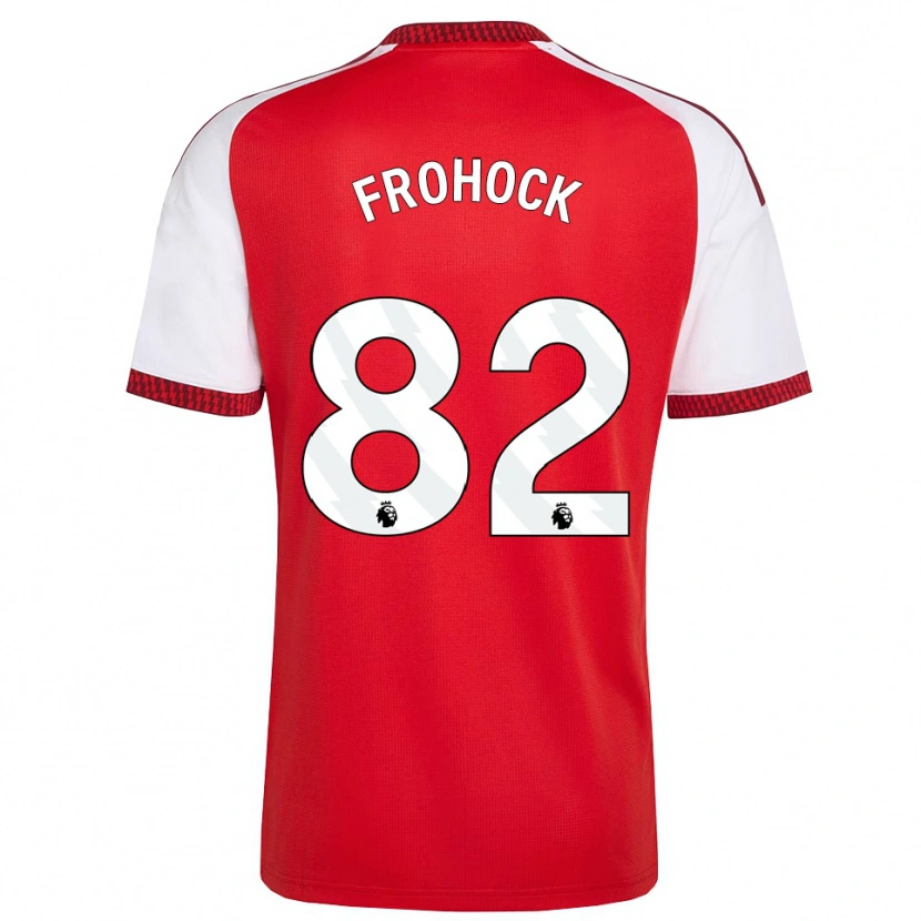 Danxen Hombre Camiseta Marley Frohock #82 Rojo Blanco Negro 1ª Equipación 2026/27 La Camisa México