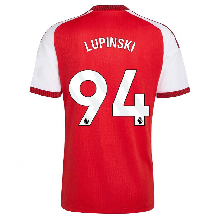 Danxen Hombre Camiseta Remi Lupinski #94 Rojo Blanco Negro 1ª Equipación 2026/27 La Camisa México