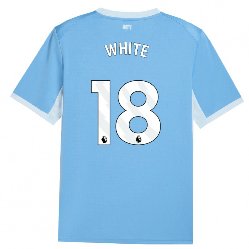 Danxen Hombre Camiseta Ellen White #18 Azulcieloclaro Blanco 1ª Equipación 2026/27 La Camisa México