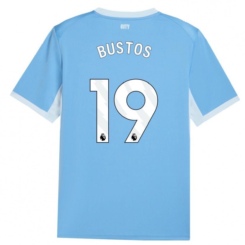 Danxen Hombre Camiseta Nahuel Bustos #19 Azulcieloclaro Blanco 1ª Equipación 2026/27 La Camisa México