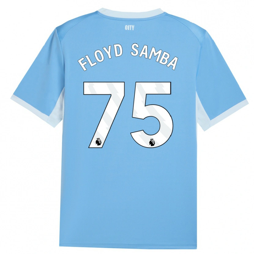 Danxen Hombre Camiseta Floyd Samba #75 Azulcieloclaro Blanco 1ª Equipación 2026/27 La Camisa México