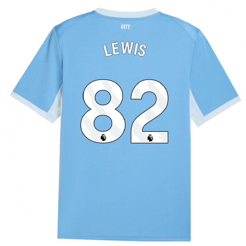 Danxen Hombre Camiseta Rico Lewis #82 Azulcieloclaro Blanco 1ª Equipación 2026/27 La Camisa México