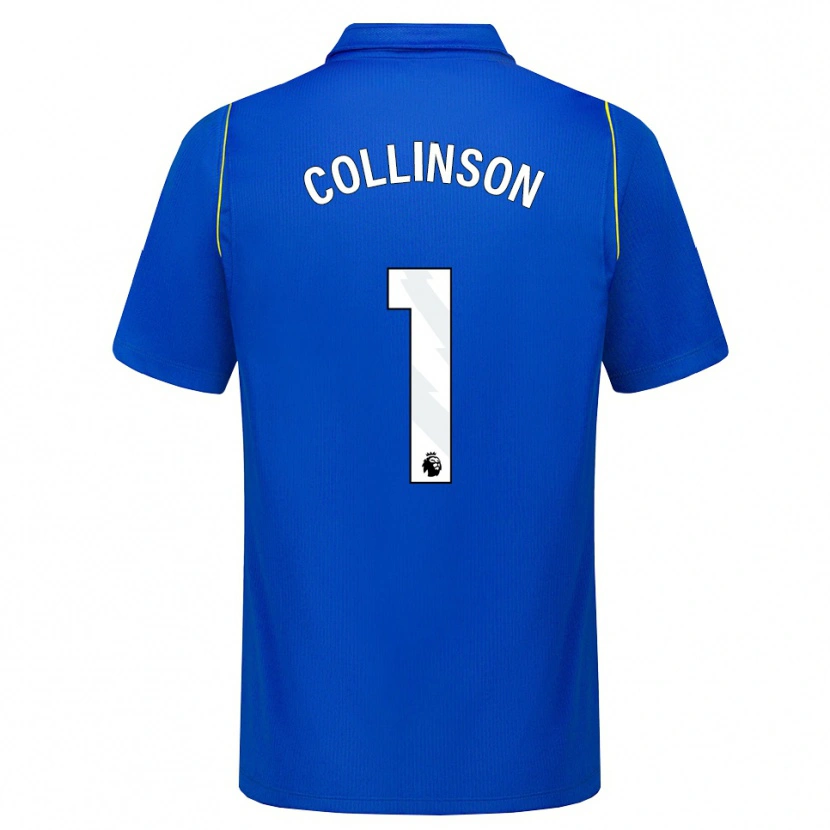 Danxen Hombre Camiseta Isaac Collinson #1 Azul Amarillo 1ª Equipación 2026/27 La Camisa México