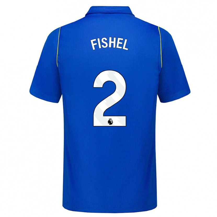Danxen Hombre Camiseta Mia Fishel #2 Azul Amarillo 1ª Equipación 2026/27 La Camisa México