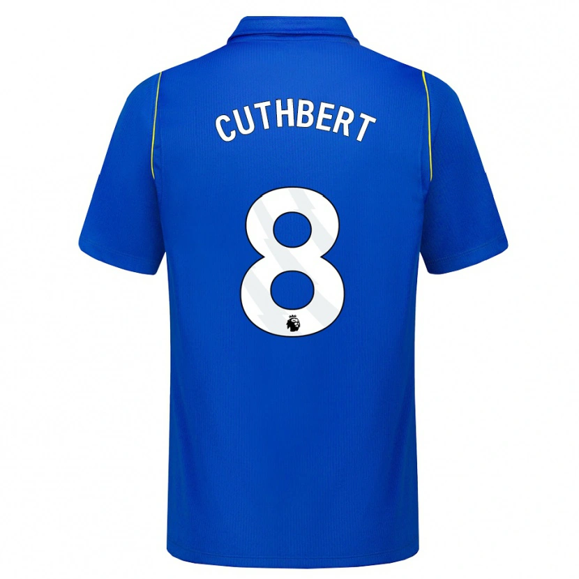Danxen Hombre Camiseta Erin Cuthbert #8 Azul Amarillo 1ª Equipación 2026/27 La Camisa México