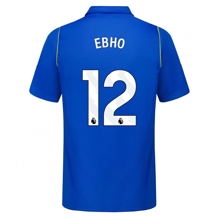 Danxen Hombre Camiseta Riley Ebho #12 Azul Amarillo 1ª Equipación 2026/27 La Camisa México