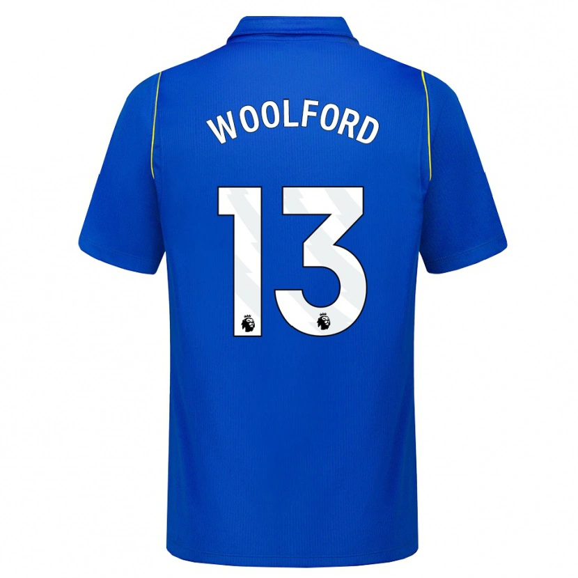 Danxen Hombre Camiseta Aaron Woolford #13 Azul Amarillo 1ª Equipación 2026/27 La Camisa México