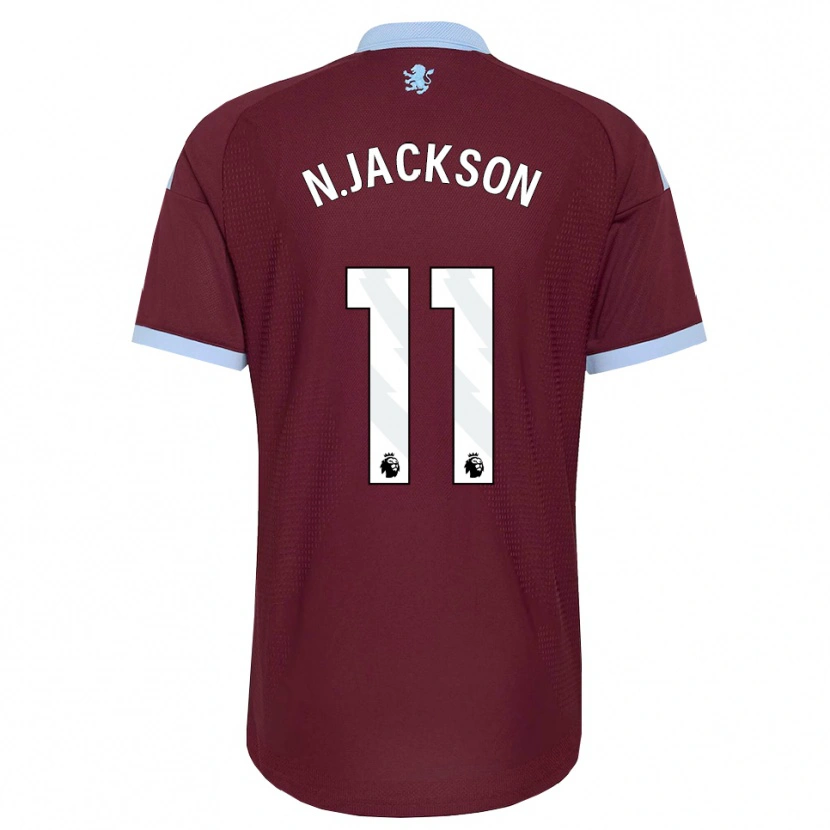 Danxen Hombre Camiseta Nicolas Jackson #11 Azulaciano Borgoña 1ª Equipación 2026/27 La Camisa México