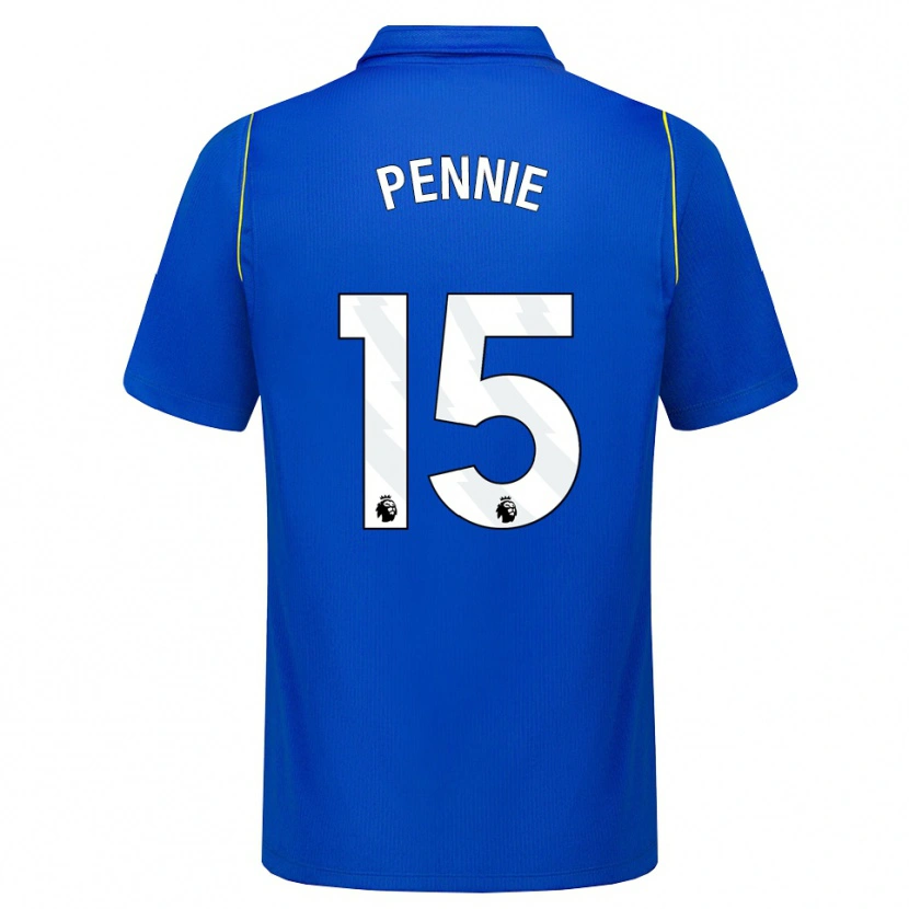 Danxen Hombre Camiseta Andrew Pennie #15 Azul Amarillo 1ª Equipación 2026/27 La Camisa México