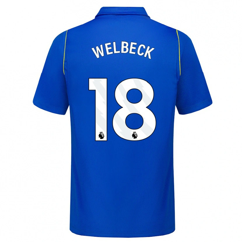 Danxen Hombre Camiseta Danny Welbeck #18 Azul Amarillo 1ª Equipación 2026/27 La Camisa México
