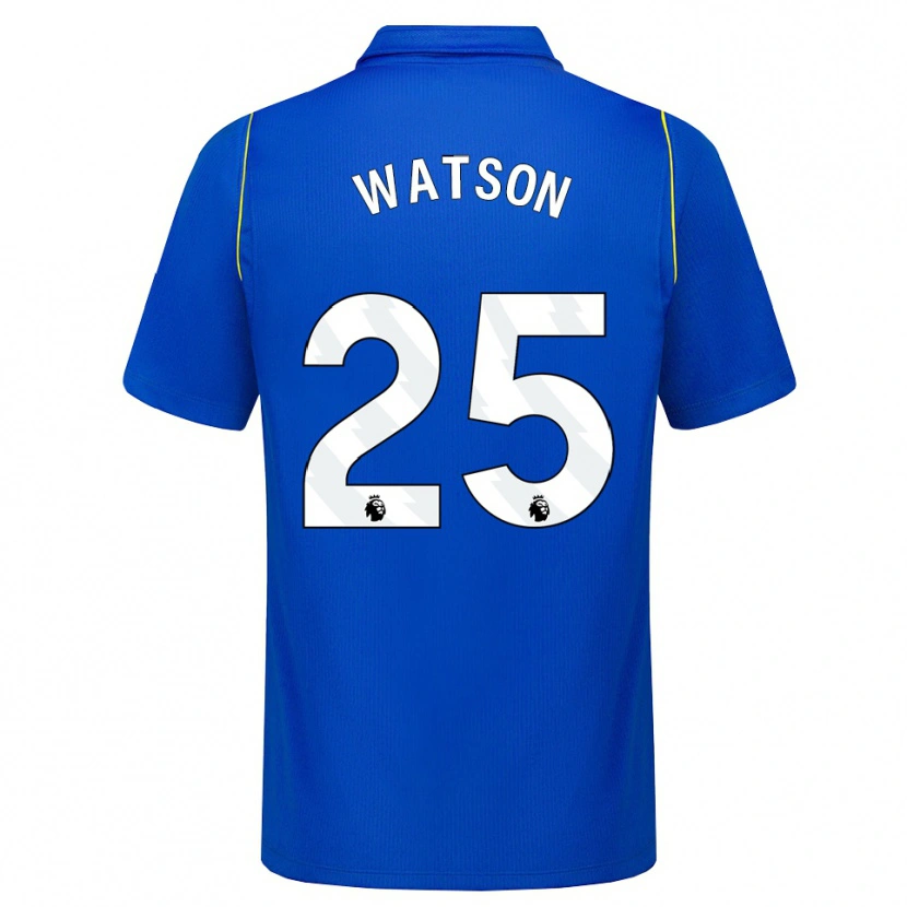 Danxen Hombre Camiseta Lucy Watson #25 Azul Amarillo 1ª Equipación 2026/27 La Camisa México