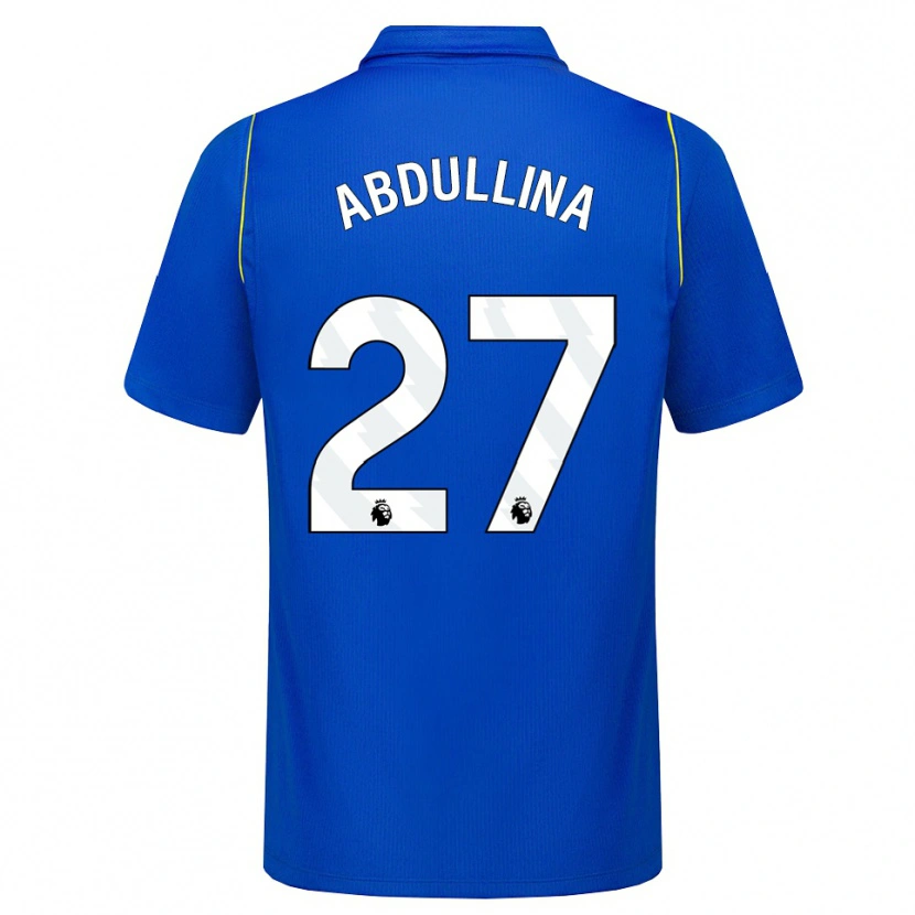 Danxen Hombre Camiseta Alsu Abdullina #27 Azul Amarillo 1ª Equipación 2026/27 La Camisa México