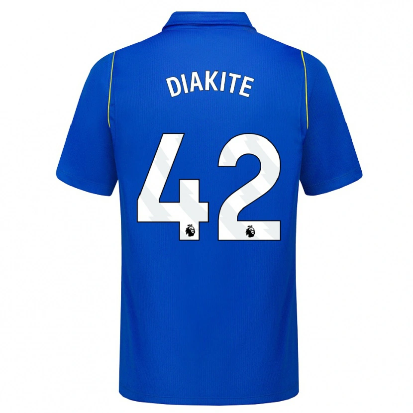 Danxen Hombre Camiseta Calvin Diakite #42 Azul Amarillo 1ª Equipación 2026/27 La Camisa México