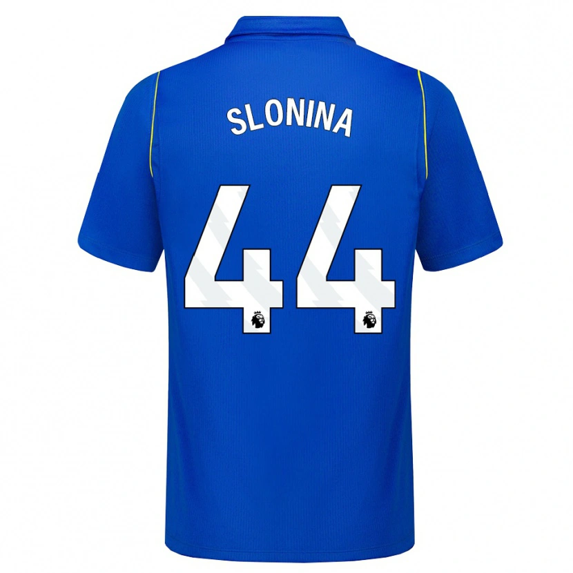Danxen Hombre Camiseta Gabriel Slonina #44 Azul Amarillo 1ª Equipación 2026/27 La Camisa México