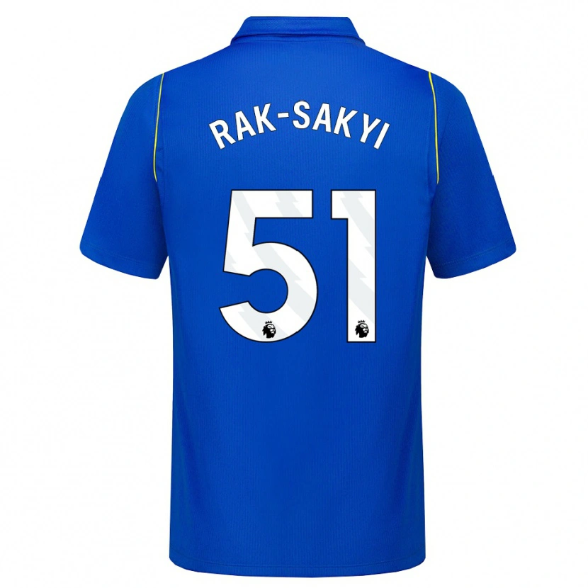 Danxen Hombre Camiseta Sam Rak-Sakyi #51 Azul Amarillo 1ª Equipación 2026/27 La Camisa México