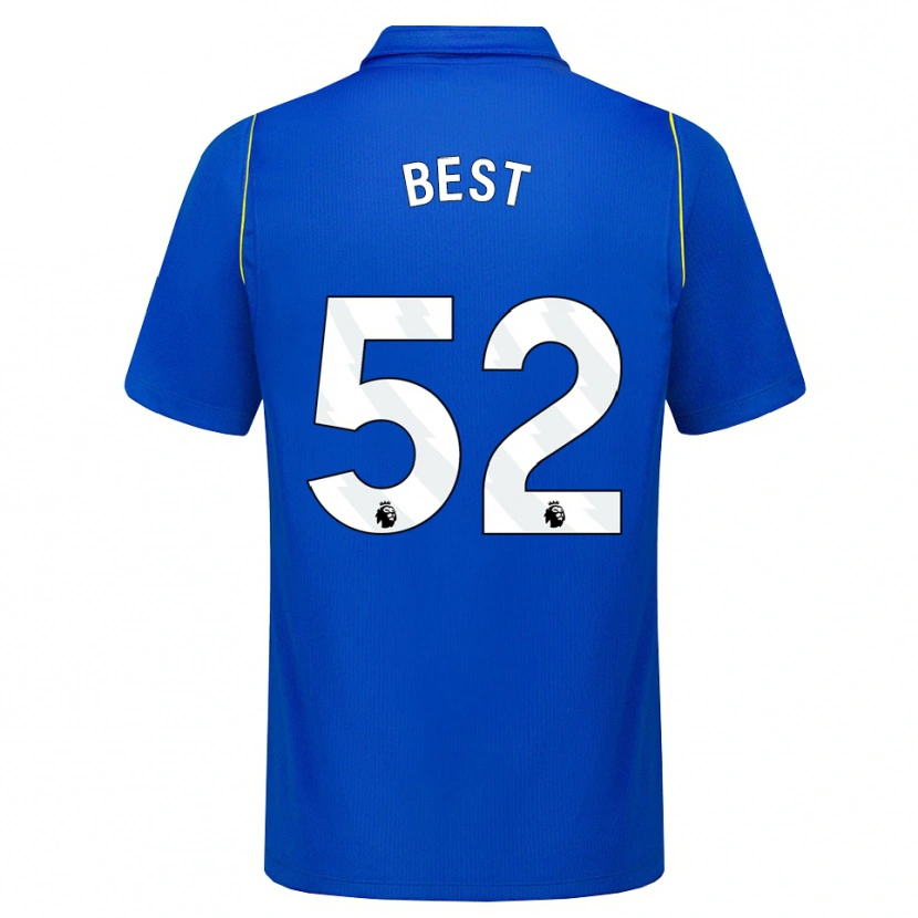 Danxen Hombre Camiseta Kian Best #52 Azul Amarillo 1ª Equipación 2026/27 La Camisa México