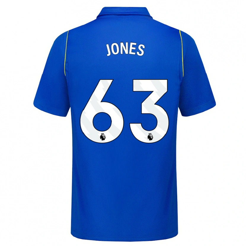 Danxen Hombre Camiseta Vera Jones #63 Azul Amarillo 1ª Equipación 2026/27 La Camisa México