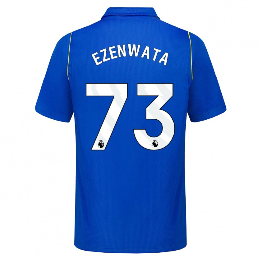 Danxen Hombre Camiseta Chizaram Ezenwata #73 Azul Amarillo 1ª Equipación 2026/27 La Camisa México