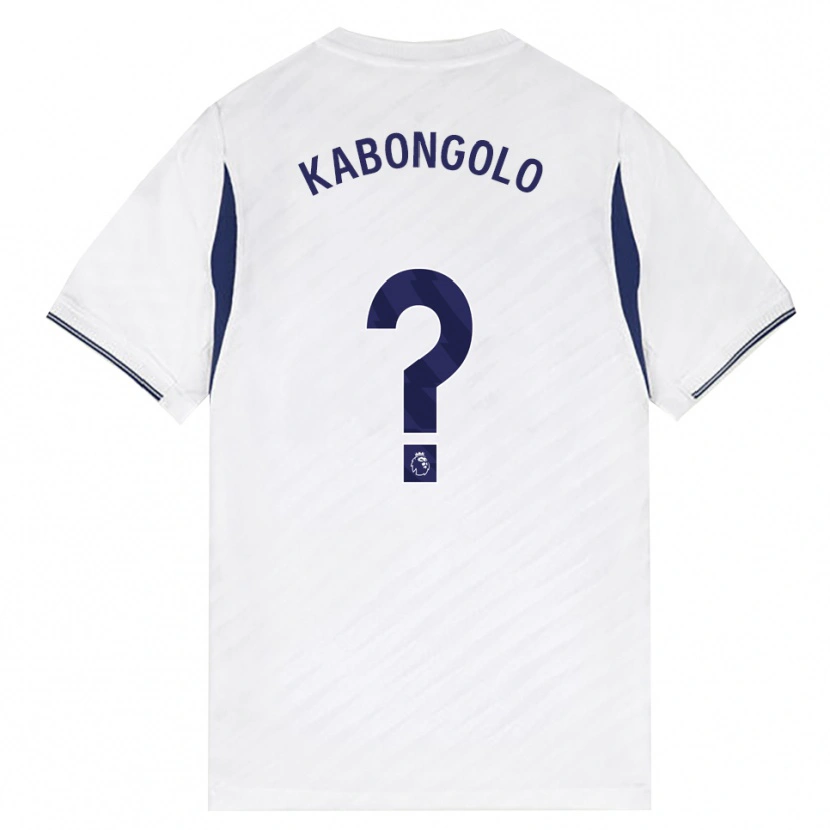 Danxen Hombre Camiseta Melvyn Kabongolo #0 Blanco Rojo Púrpura 1ª Equipación 2026/27 La Camisa México