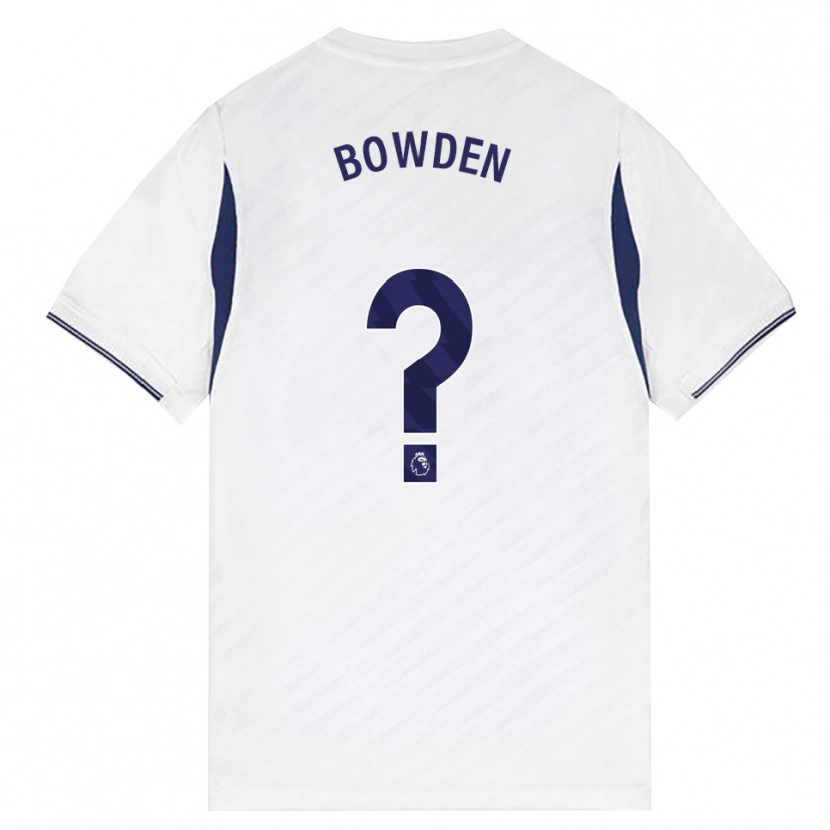 Danxen Hombre Camiseta Jamie Bowden #0 Blanco Rojo Púrpura 1ª Equipación 2026/27 La Camisa México