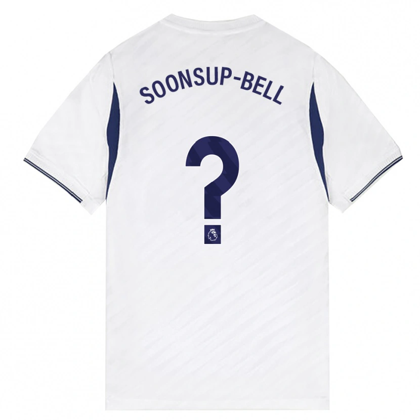 Danxen Hombre Camiseta Jude Soonsup-Bell #0 Blanco Rojo Púrpura 1ª Equipación 2026/27 La Camisa México