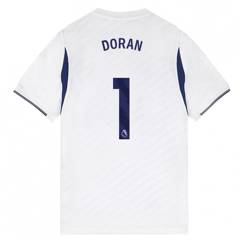 Danxen Hombre Camiseta Farren Doran #1 Blanco Rojo Púrpura 1ª Equipación 2026/27 La Camisa México