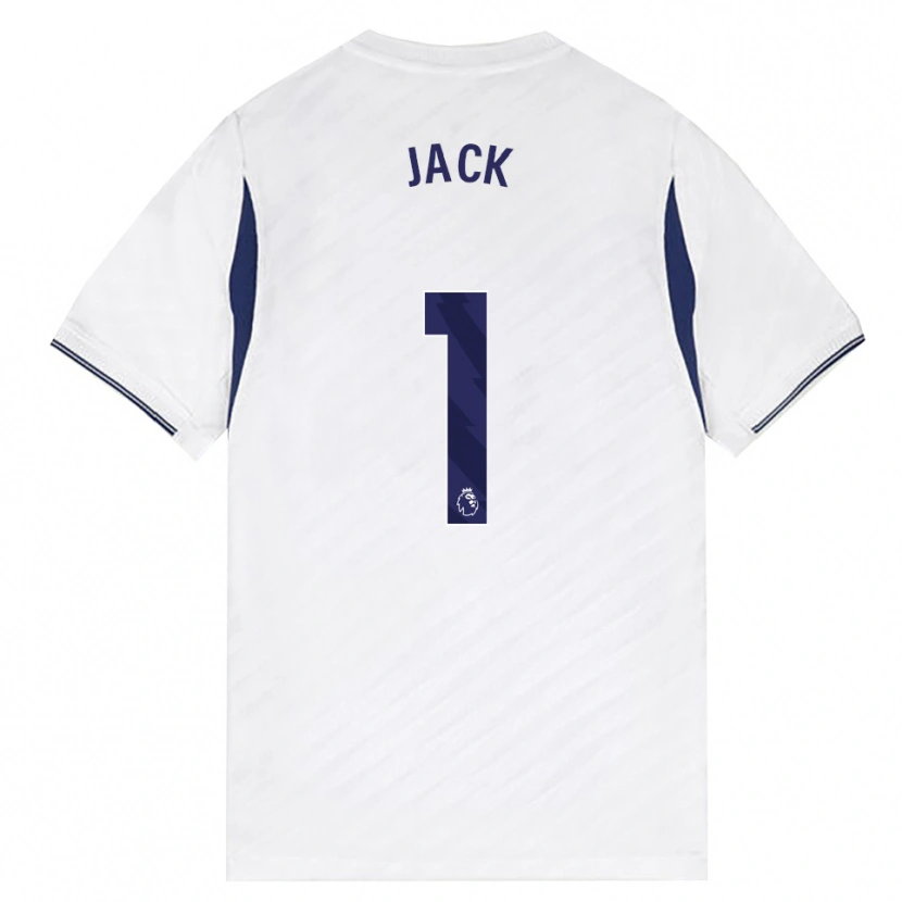 Danxen Hombre Camiseta Mikel Jack #1 Blanco Rojo Púrpura 1ª Equipación 2026/27 La Camisa México