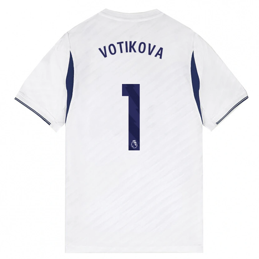 Danxen Hombre Camiseta Barbora Votíková #1 Blanco Rojo Púrpura 1ª Equipación 2026/27 La Camisa México