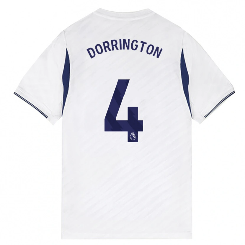 Danxen Hombre Camiseta Alfie Dorrington #4 Blanco Rojo Púrpura 1ª Equipación 2026/27 La Camisa México