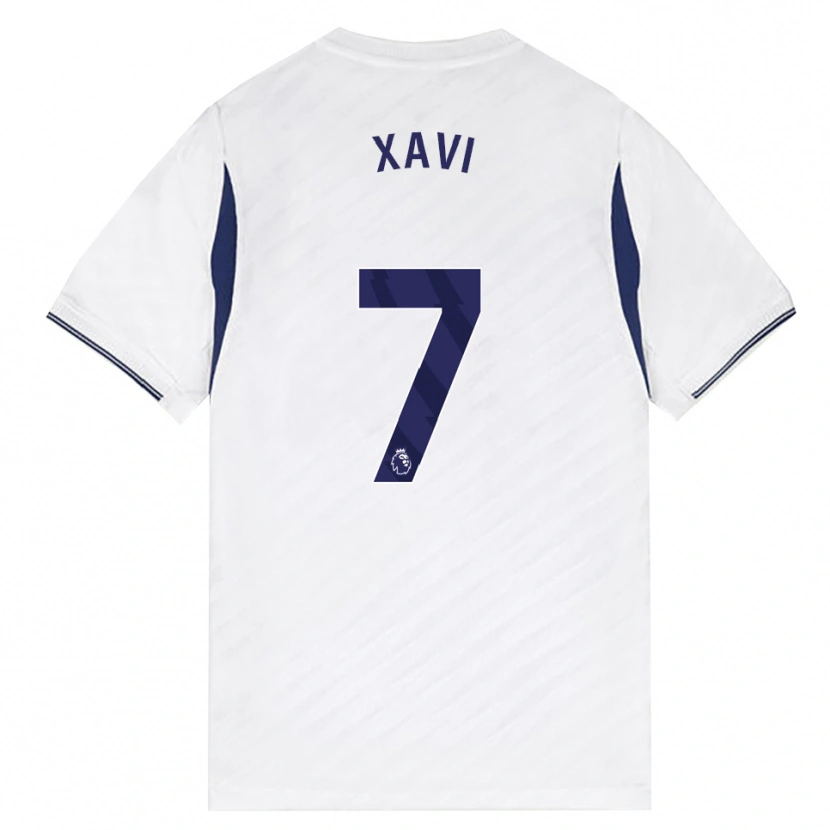 Danxen Hombre Camiseta Xavi Simons #7 Blanco Rojo Púrpura 1ª Equipación 2026/27 La Camisa México