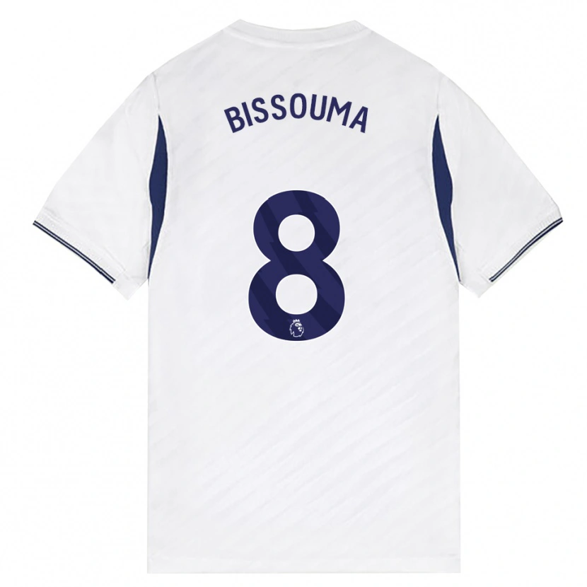 Danxen Hombre Camiseta Yves Bissouma #8 Blanco Rojo Púrpura 1ª Equipación 2026/27 La Camisa México