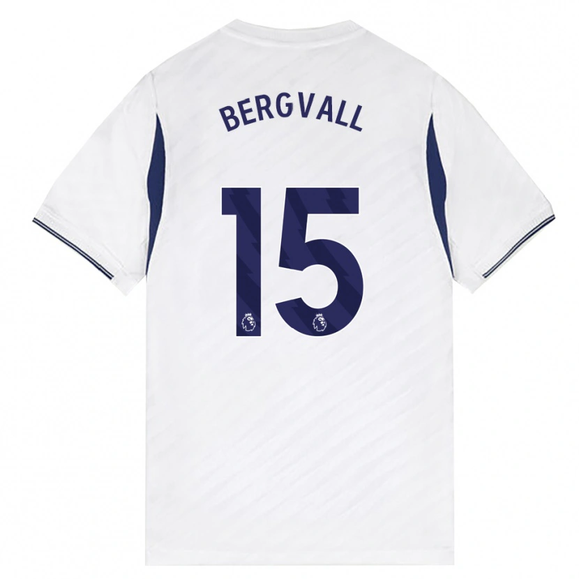 Danxen Hombre Camiseta Lucas Bergvall #15 Blanco Rojo Púrpura 1ª Equipación 2026/27 La Camisa México