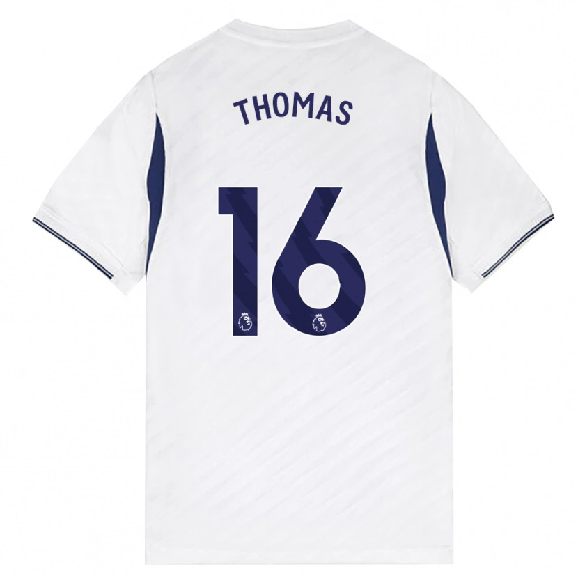 Danxen Hombre Camiseta Cameron Thomas #16 Blanco Rojo Púrpura 1ª Equipación 2026/27 La Camisa México