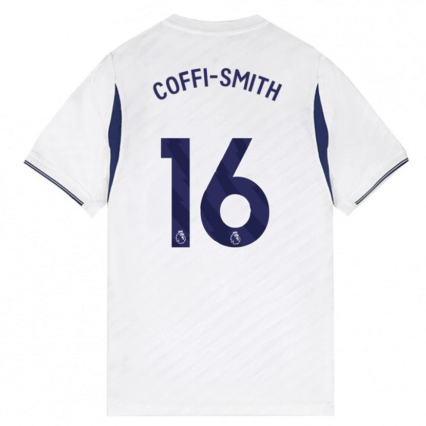 Danxen Hombre Camiseta Courtney Coffi-Smith #16 Blanco Rojo Púrpura 1ª Equipación 2026/27 La Camisa México