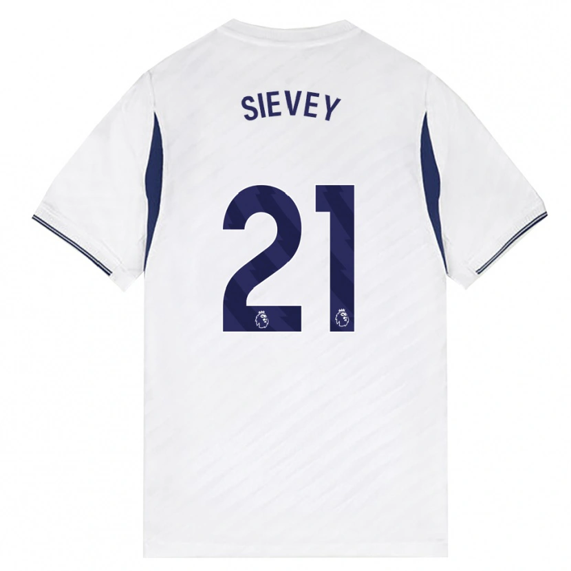 Danxen Hombre Camiseta Max Sievey #21 Blanco Rojo Púrpura 1ª Equipación 2026/27 La Camisa México