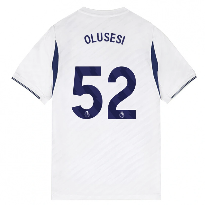 Danxen Hombre Camiseta Callum Olusesi #52 Blanco Rojo Púrpura 1ª Equipación 2026/27 La Camisa México