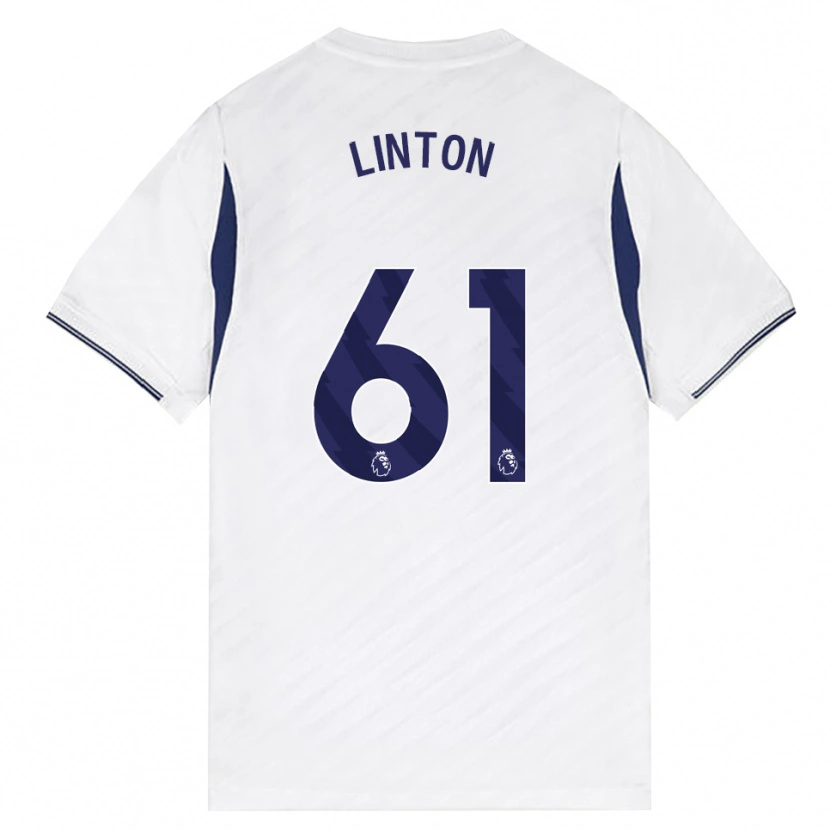 Danxen Hombre Camiseta Jahziah Linton #61 Blanco Rojo Púrpura 1ª Equipación 2026/27 La Camisa México