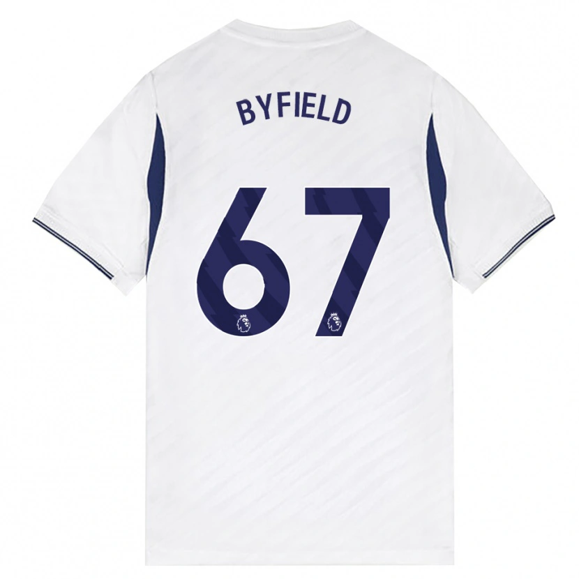 Danxen Hombre Camiseta Jun'ai Byfield #67 Blanco Rojo Púrpura 1ª Equipación 2026/27 La Camisa México