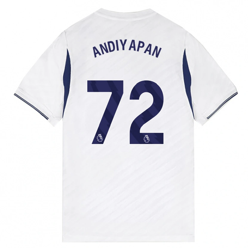 Danxen Hombre Camiseta William Andiyapan #72 Blanco Rojo Púrpura 1ª Equipación 2026/27 La Camisa México