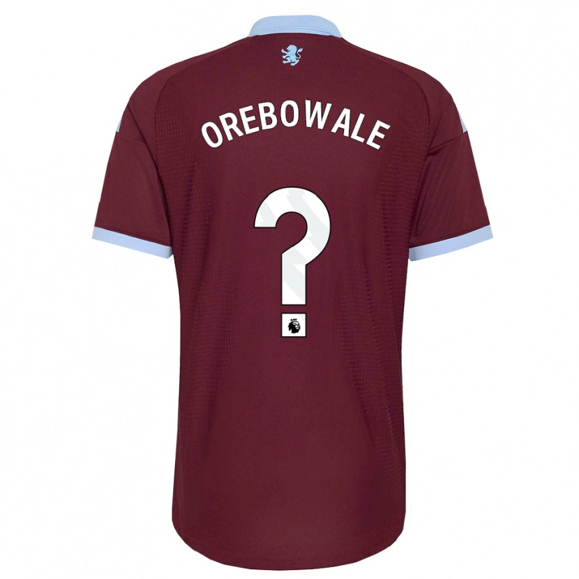 Danxen Hombre Camiseta Erin Orebowale #0 Azulaciano Borgoña 1ª Equipación 2026/27 La Camisa México