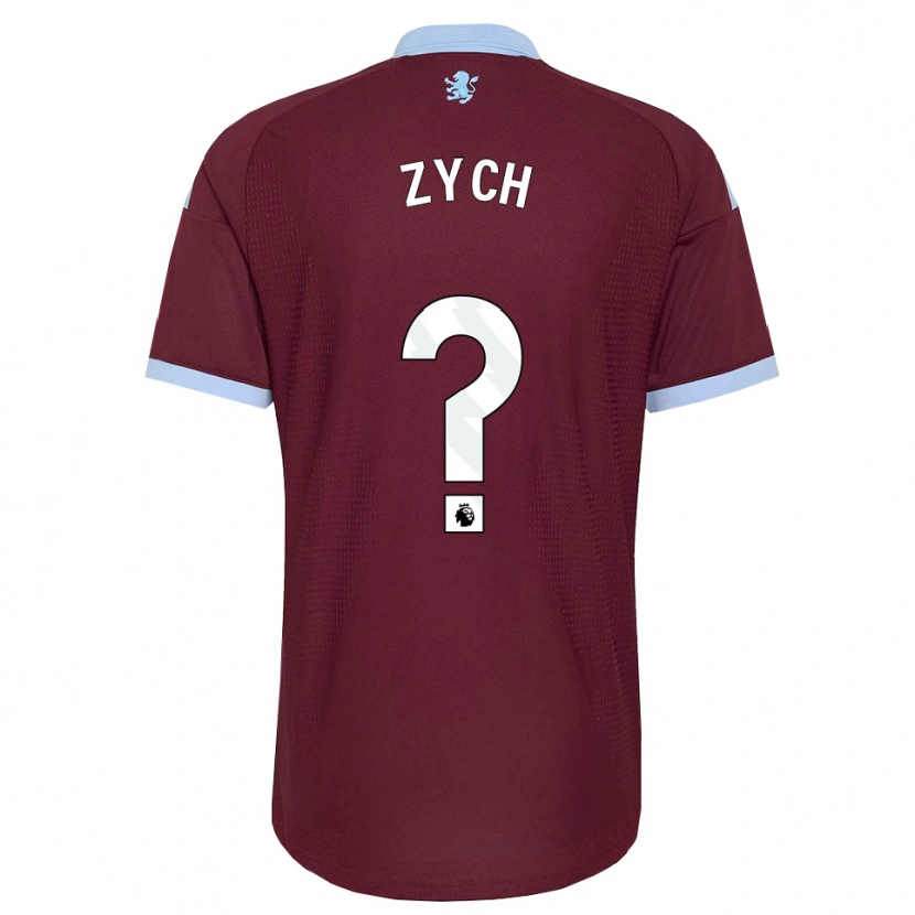 Danxen Hombre Camiseta Oliwier Zych #0 Azulaciano Borgoña 1ª Equipación 2026/27 La Camisa México