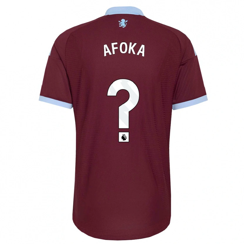 Danxen Hombre Camiseta Chisom Afoka #0 Azulaciano Borgoña 1ª Equipación 2026/27 La Camisa México
