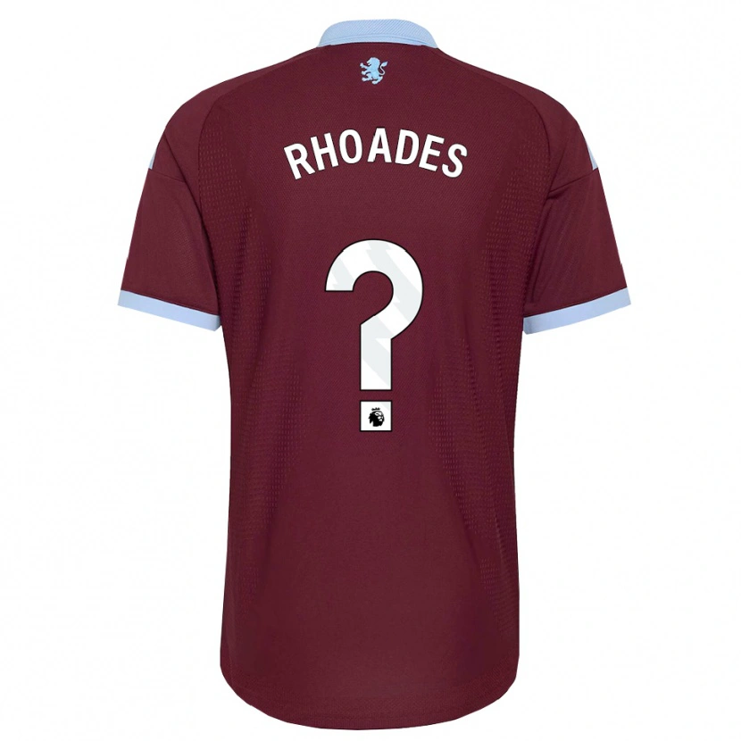 Danxen Hombre Camiseta Harvey Rhoades #0 Azulaciano Borgoña 1ª Equipación 2026/27 La Camisa México