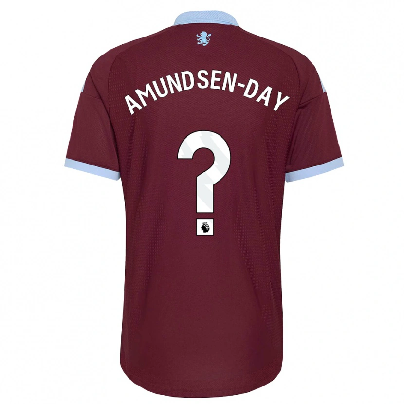 Danxen Hombre Camiseta Ethan Amundsen-Day #0 Azulaciano Borgoña 1ª Equipación 2026/27 La Camisa México