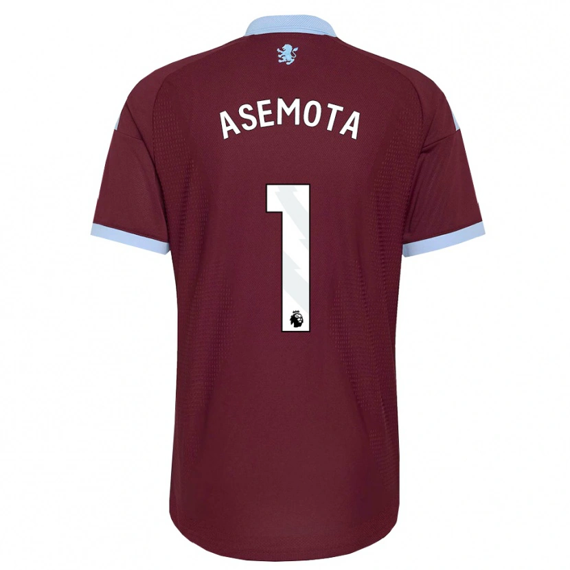 Danxen Hombre Camiseta Owen Asemota #1 Azulaciano Borgoña 1ª Equipación 2026/27 La Camisa México